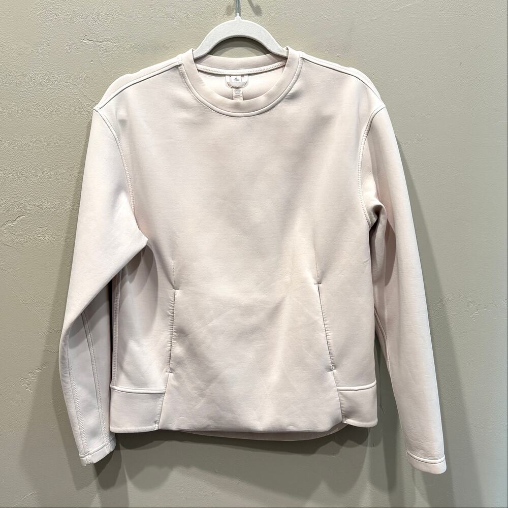 Lululemon Crewneck Pullover Sweatshirt in Cream - Size: 6